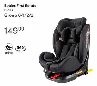 Baby & Tiener Bebies first rotate black aanbieding