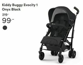 Baby & Tiener Kiddy buggy evocity 1 onyx black aanbieding