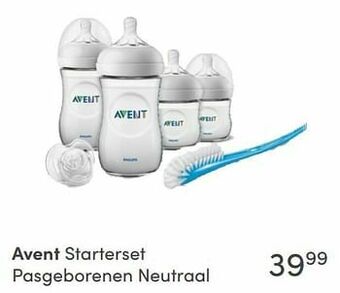 Baby & Tiener Avent starterset pasgeborenen neutraal aanbieding