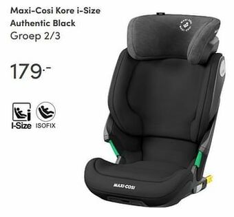 Baby & Tiener Maxi-cosi kore i-size authentic black aanbieding