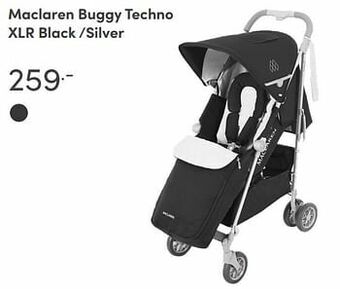 Baby & Tiener Maclaren buggy techno xlr black -silver aanbieding