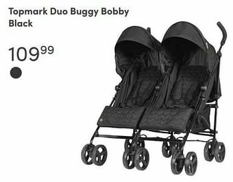 Baby & Tiener Topmark duo buggy bobby black aanbieding