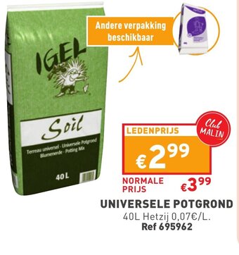 Trafic Universele potgrond 40L ref. 695962 aanbieding