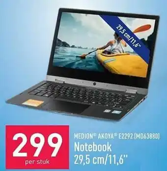 ALDI Medion akoya e2292 md63880 notebook aanbieding
