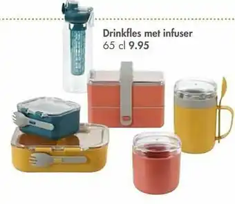 Drinkfles met infuser