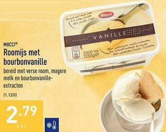 Roomijs met bourbonvanille