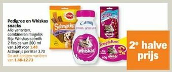 Albert Heijn Whiskas catmilk aanbieding