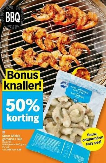 Albert Heijn Super choice garnalen aanbieding