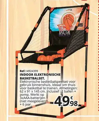 Indoor Elektronische Basketbalset