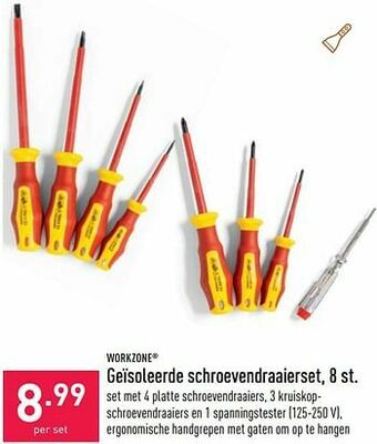 ALDI Geïsoleerde schroevendraaierset aanbieding