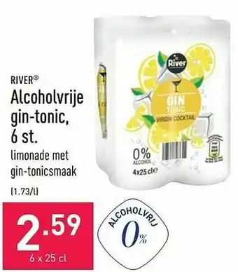 Alcoholvrije gin-tonic