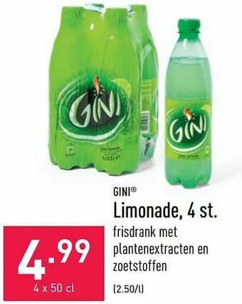 ALDI Limonade aanbieding