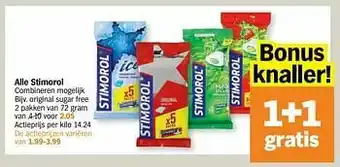 Albert Heijn Original sugar free aanbieding