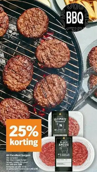 Albert Heijn Black angus burger aanbieding