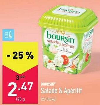 ALDI Salade + apéritif aanbieding