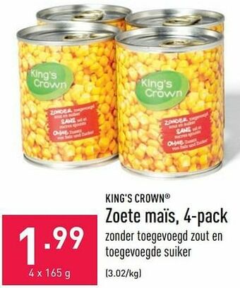 ALDI Zoete maïs aanbieding