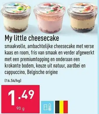 ALDI My little cheesecake aanbieding