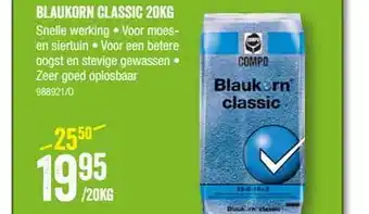 HandyHome Blaukorn Classic 20kg aanbieding