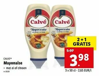 Lidl Mayonaise aanbieding