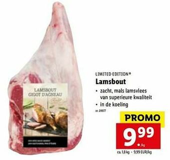 Lidl Lamsbout aanbieding