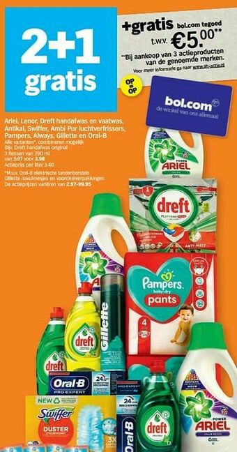 Albert Heijn Dreft handafwas original aanbieding