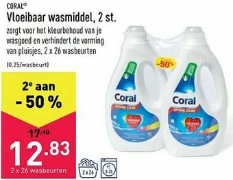 ALDI Vloeibaar wasmiddel aanbieding