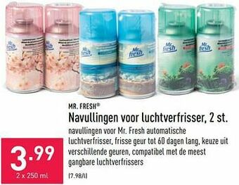 ALDI Navullingen voor luchtverfrisser aanbieding
