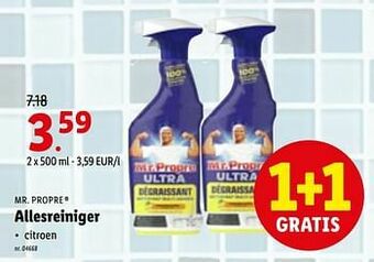 Lidl Allesreiniger aanbieding