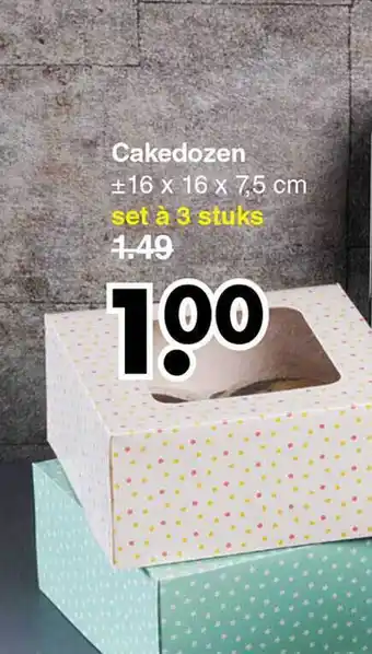 Cakedozen 16x16x7,5 Cm
