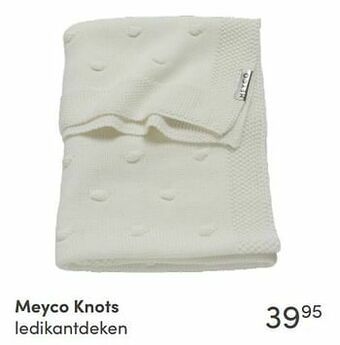 Meyco knots ledikantdeken
