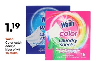 Wash color catch doekje
