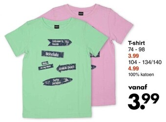 Wibra T-shirt aanbieding