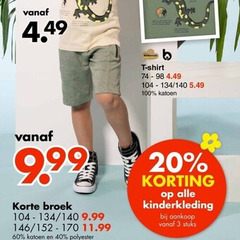 Wibra Korte broek aanbieding