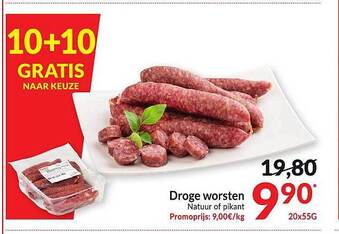 Intermarché Droge Worsten aanbieding