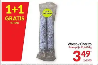 Intermarché Worst Of Chorizo aanbieding
