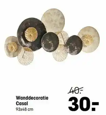 Kwantum Wanddecoratie casal aanbieding