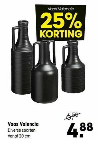 Kwantum Vaas valencia aanbieding