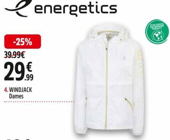 Intersport Energetics windjack dames aanbieding