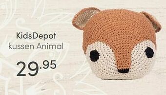Baby & Tiener Kidsdepot kussen animal aanbieding