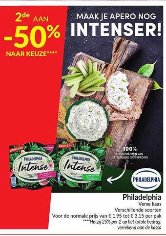 Intermarché Philadelphia Verse Kaas aanbieding