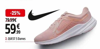Intersport Nike quest 5 dames aanbieding