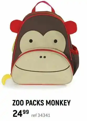 Zoo packs monkey