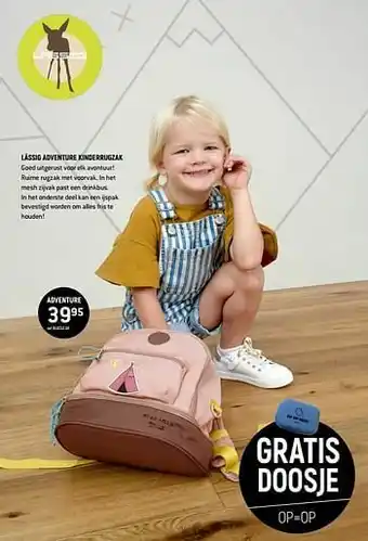 Lässig adventure kinderrugzak