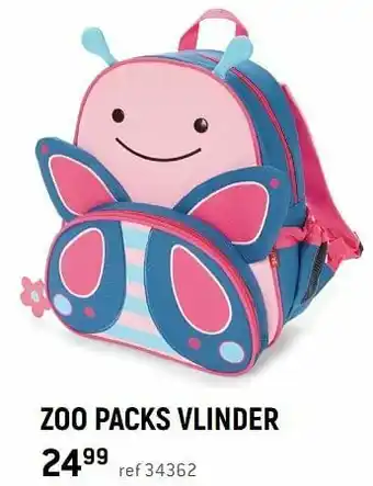 Zoo packs vlinder
