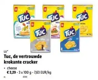 Tuc, de vertrouwde krokante cracker cheese