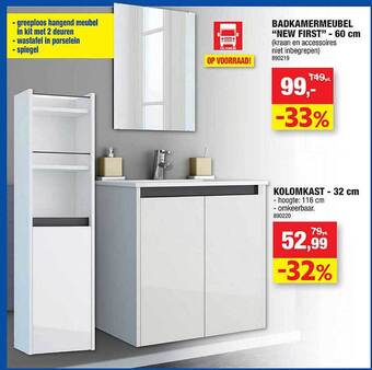 Hubo Badkamermeubel aanbieding