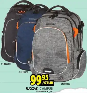 ToyChamp Rugzak campus 32x46x21cm aanbieding