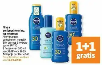 Albert Heijn Protect + hydrate spray spf 30 aanbieding