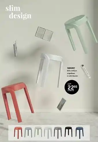 Tabouret stapelbaar