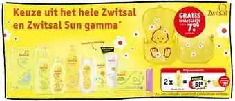 Kruidvat Zwitsal wasgel aanbieding